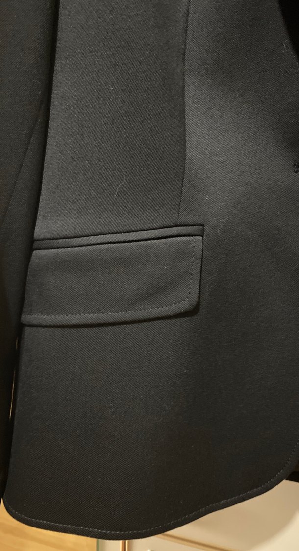 Siyah Düğmeli Kadın Ofis Blazeri - Görsel 3