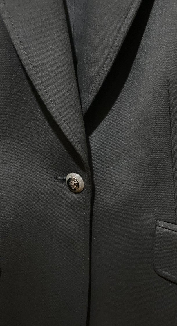 Siyah Düğmeli Kadın Ofis Blazeri - Görsel 2