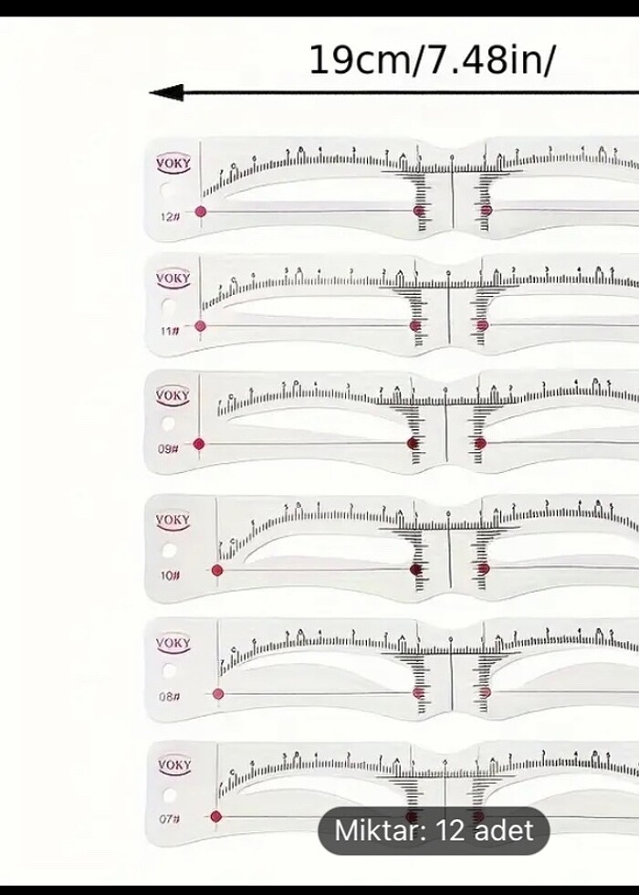 Kaş şablonu - Görsel 2