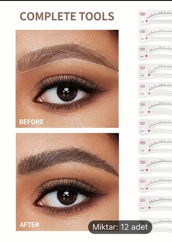 Kaş şablonu - Görsel 4