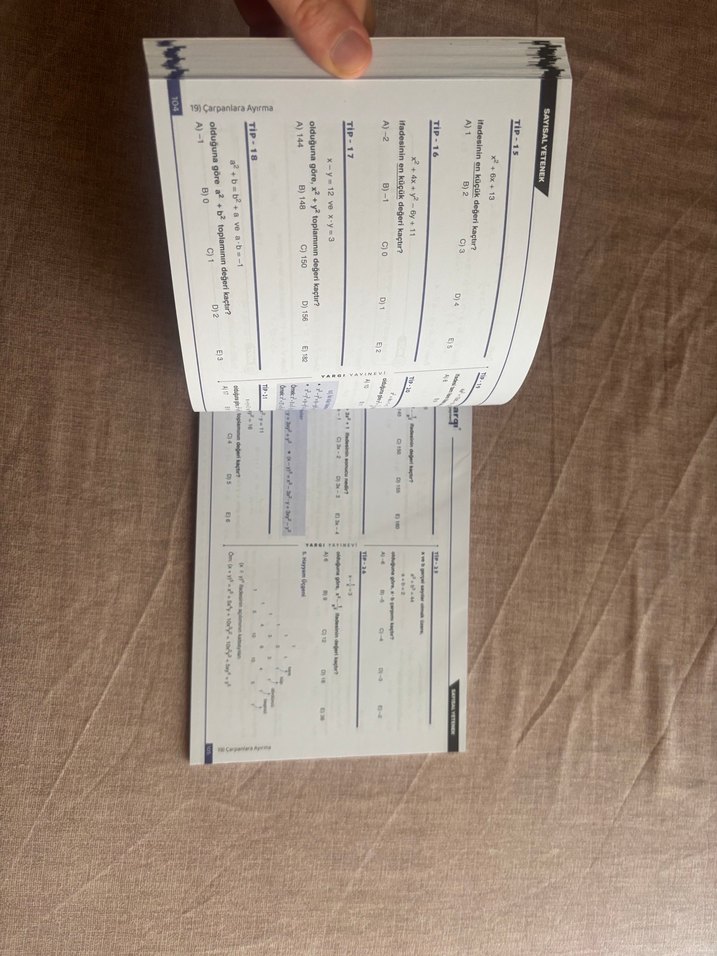 MEB AGS Sayısal Yetenek 2026 Video Ders Notları - Görsel 3