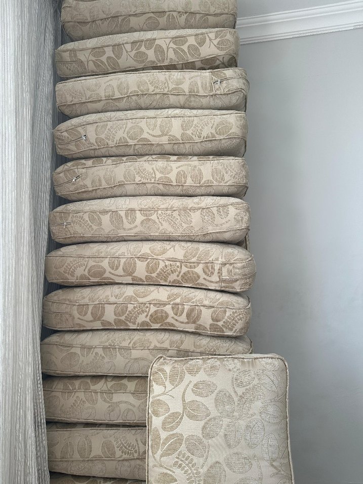 Bej Desenli Klasik Minder - Görsel 4