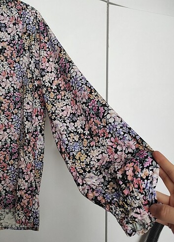 Yakası ipli bağlamalı gömlek - Görsel 10