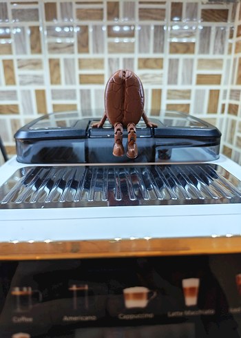 Tasarımcı Kahverengi Kahve Çekirdeği Figürü