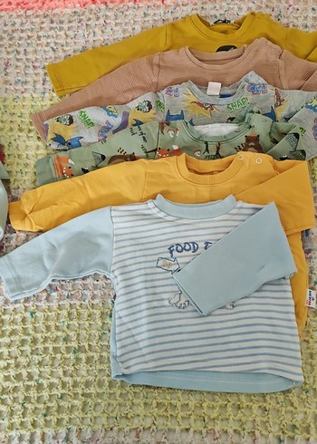 Sarı Baskılı Erkek Çocuk Sweatshirt 12 adet - Görsel 8