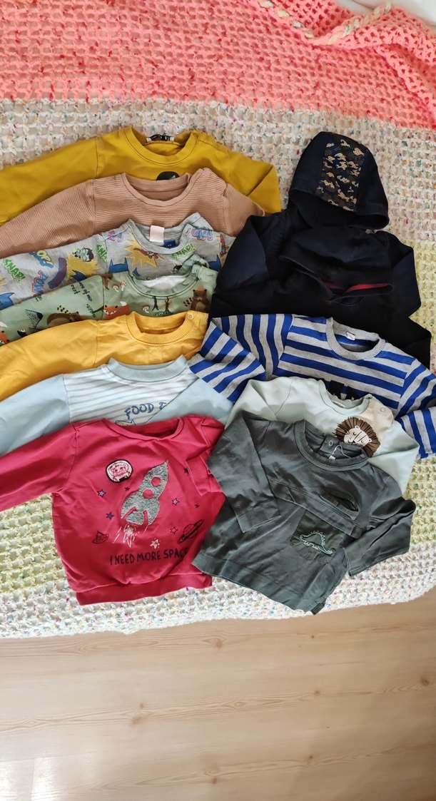 Sarı Baskılı Erkek Çocuk Sweatshirt 12 adet - Görsel 2