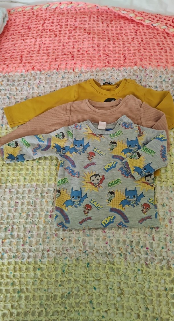 Sarı Baskılı Erkek Çocuk Sweatshirt 12 adet - Görsel 5