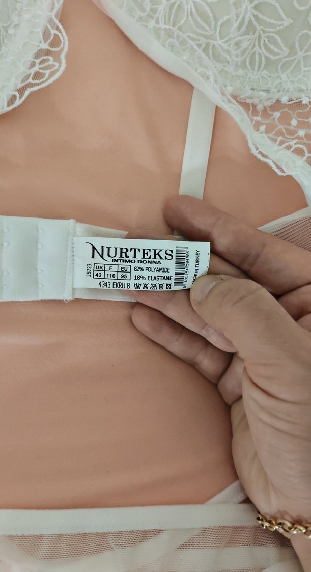 Beyaz Dantel Detaylı Bohem Sütyen ve Külot Takımı - Görsel 4