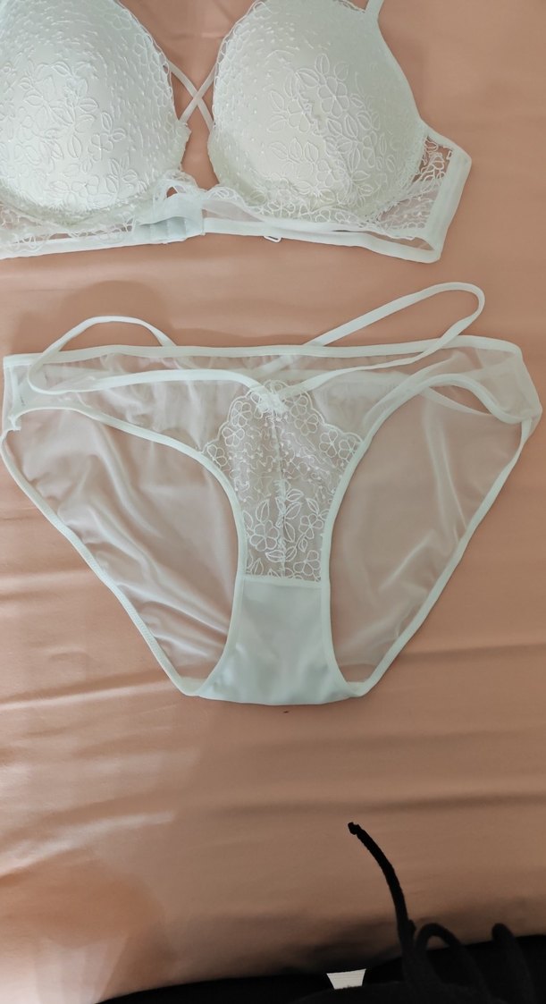 Beyaz Dantel Detaylı Bohem Sütyen ve Külot Takımı - Görsel 2