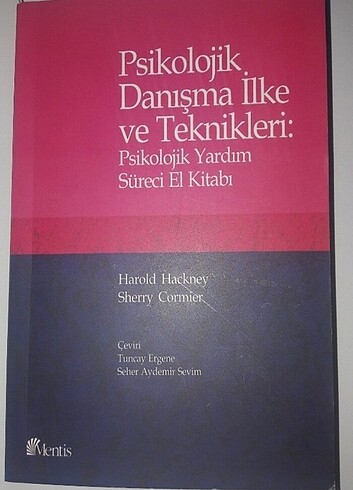 Psikolojik Danışma İlke ve Teknikleri kitabı 