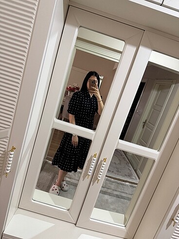 s Beden siyah Renk Yazlık elbise