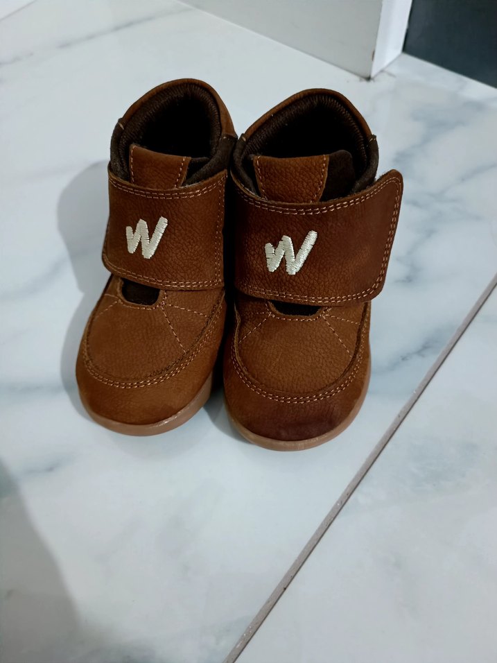 Erkek Bebek Kahverengi Süet İlk Adım Ayakkabısı.. - Görsel 3
