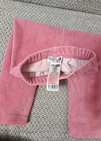 Kız Çocuk Pembe Elastik Bel Tayt - Görsel 4