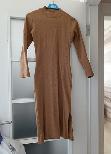 Camel Milla örme  elbise S- M uyumlu ... - Görsel 3