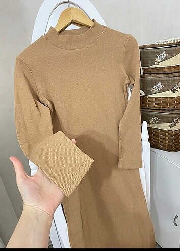Camel Milla örme  elbise S- M uyumlu ... - Görsel 6