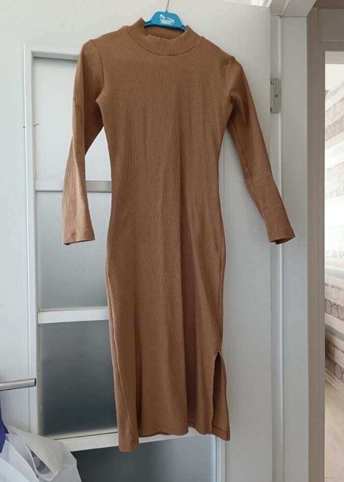 Camel Milla örme  elbise S- M uyumlu ... - Görsel 3