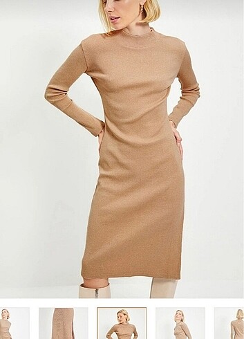 Milla 38 beden uyumlu örme elbise  pişman olmazsınız  - Görsel 5