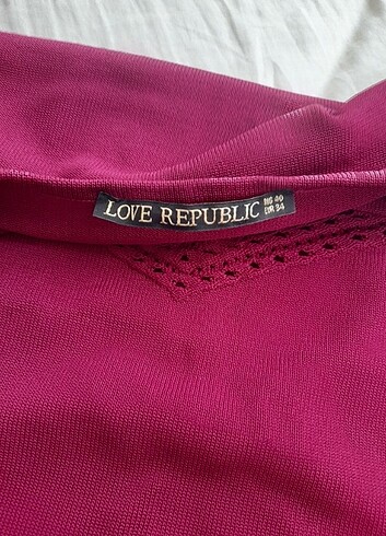 xs Beden Love republic bluz