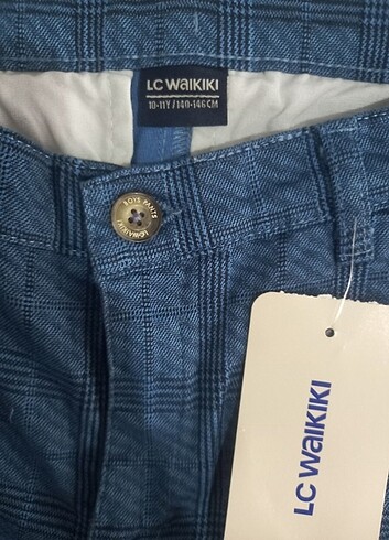 LC Waikiki Lcw erkek çocuk gabardin ekose şort