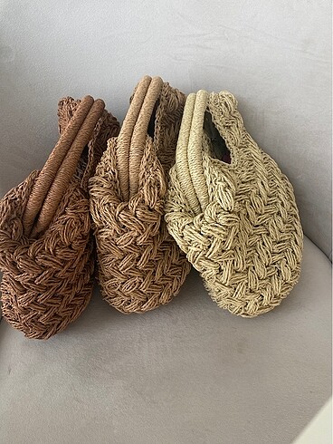 Beden Mango model hasır clutch çanta