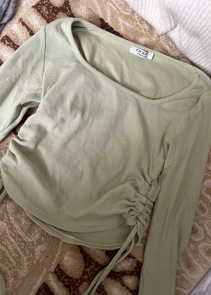 Yeşil bluz - Görsel 4