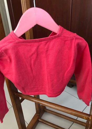 Kız Çocuk Pembe Triko bolero - Görsel 4