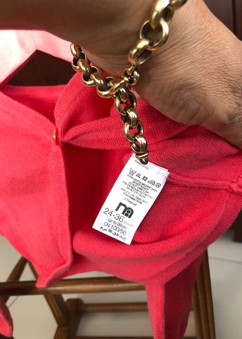 Kız Çocuk Pembe Triko bolero - Görsel 6