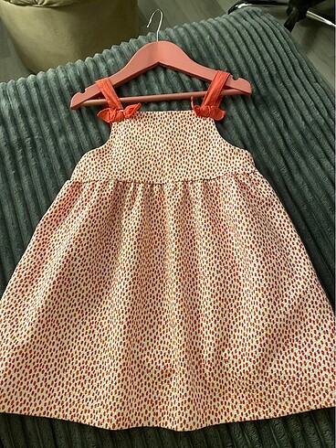 Zara Puantiyeli Fiyonklu Çocuk Elbise