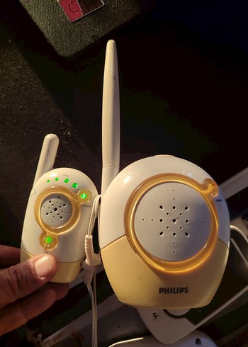 Philips Beyaz Bebek Monitörü ve Kamera - Görsel 2