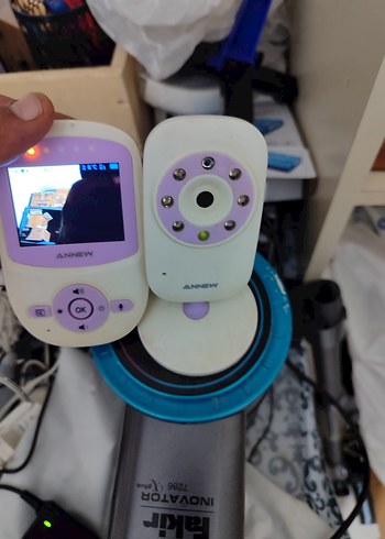 Annew Beyaz Bebek Kamerası ve Monitörü - Görsel 2