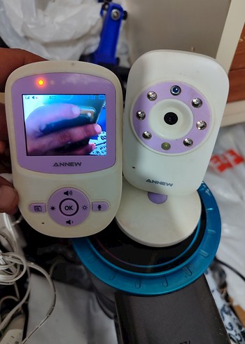 Annew Beyaz Bebek Kamerası ve Monitörü - Görsel 4