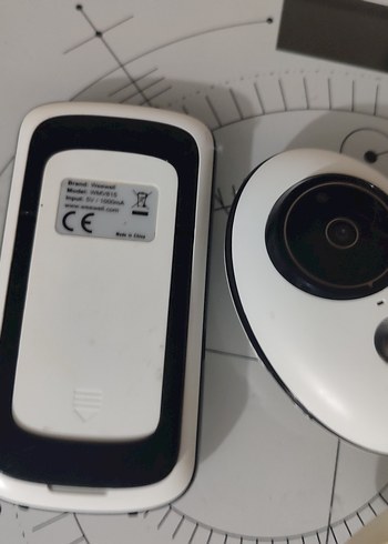 Beden weewell Beyaz Bebek Monitörü ve Kamerası