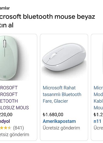 Microsoft bluetoohlu mouse/sıfır ürün - Görsel 2