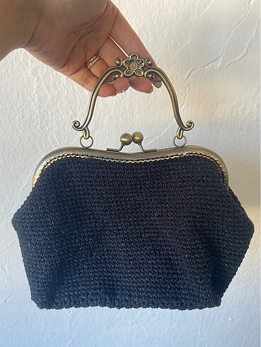 El yapımı vintage çanta