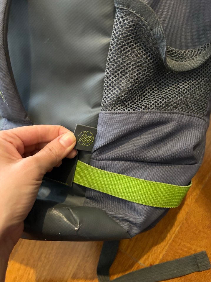 HP Yeşil Detaylı Gri Kadın Laptop Çantası - Görsel 3