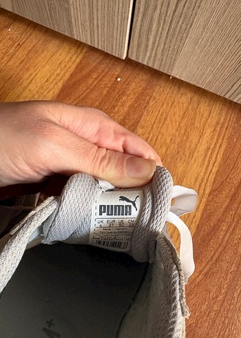 Gri Süet Kadın Spor Ayakkabı - Görsel 6