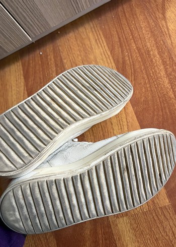 Bej Minimalist Kadın Platform Spor Ayakkabı - Görsel 6