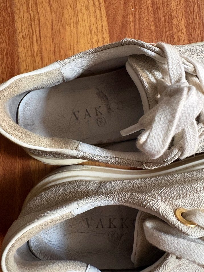 Bej Minimalist Kadın Platform Spor Ayakkabı - Görsel 4