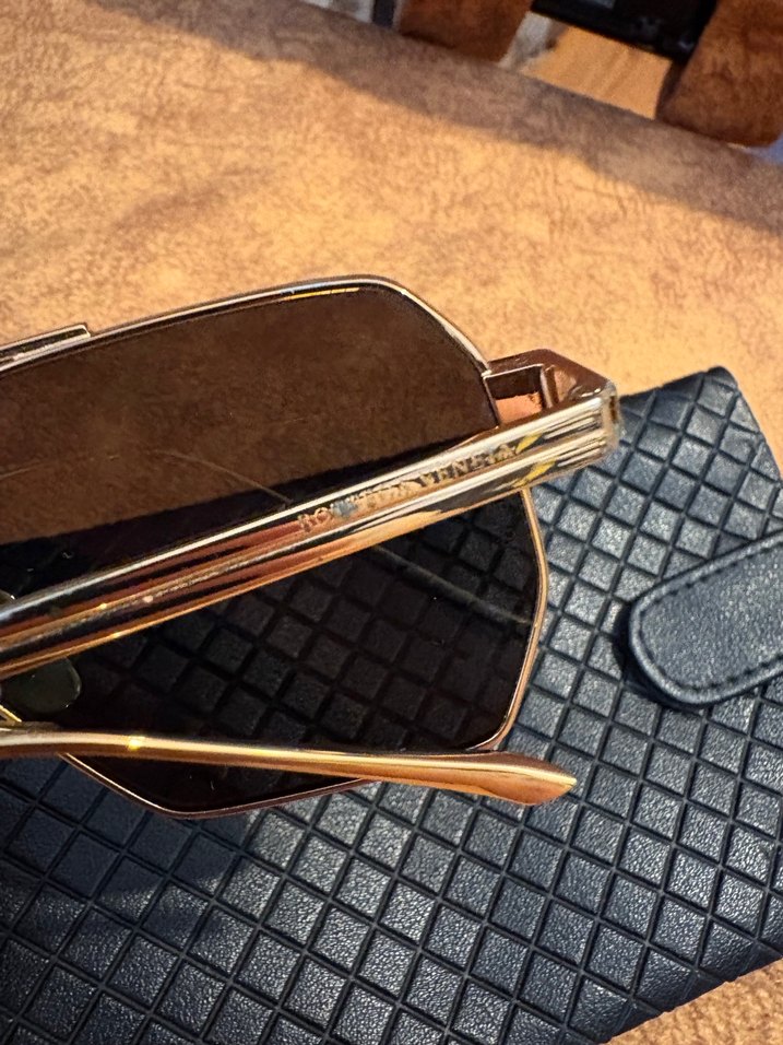 Bottega Veneta Altın Renk Parlak Erkek Güneş Gözlüğü - Görsel 3