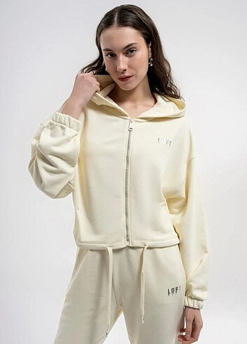 Loft Sweatshirt Krem - Görsel 9