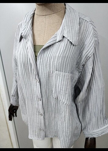 Gri Gömlek  - Görsel 4