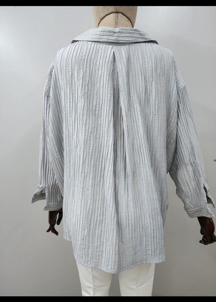 Gri Gömlek  - Görsel 5