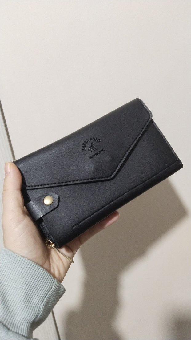 Klasik Siyah Deri Kadın Cüzdanı - Görsel 5