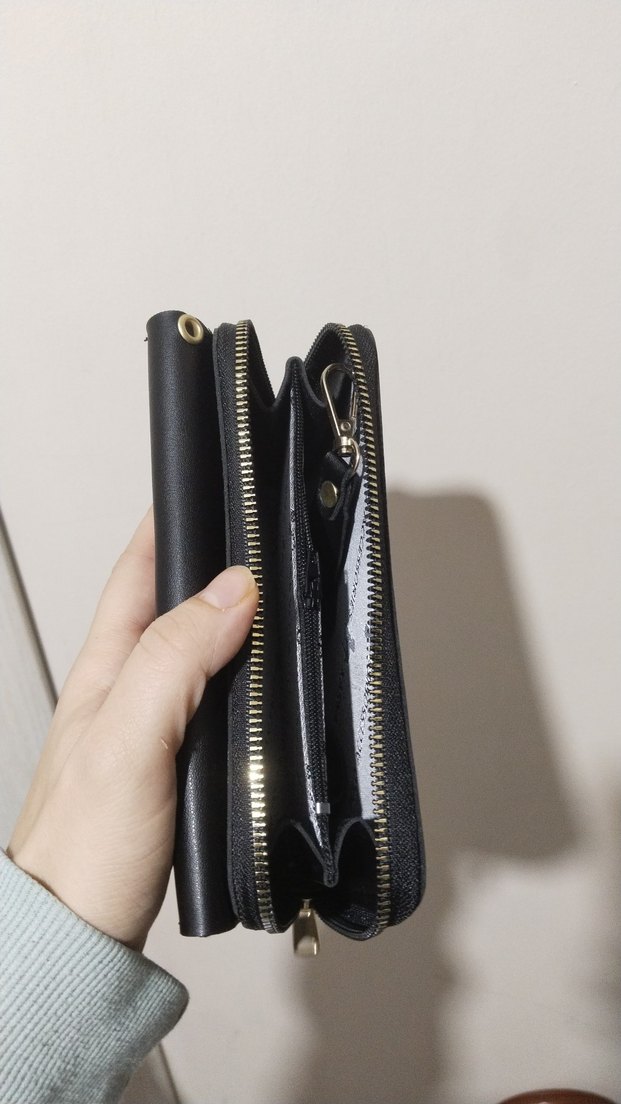 Klasik Siyah Deri Kadın Cüzdanı - Görsel 3