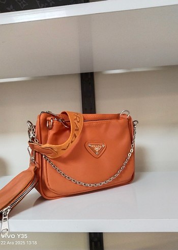 Kadın Beyaz Baskılı Omuz Çantası - Görsel 4