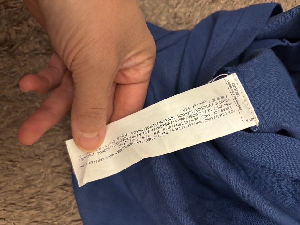 Mango Düğmeli Keten Mini Kadın Tulum - Görsel 2