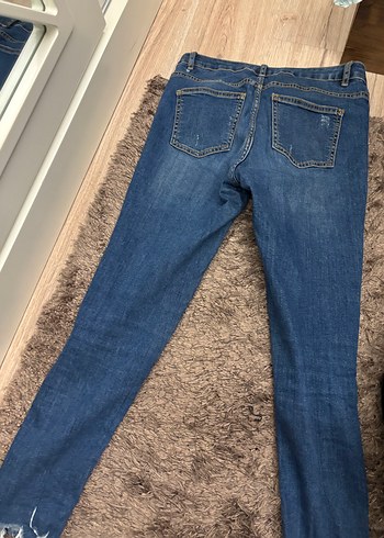 Twist Mavi Normal Boy Bol Kesim Kot Pantolon - Görsel 3