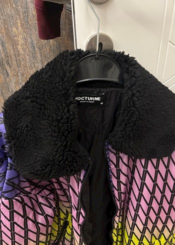 NOCTURNE Çok Renkli Kadın Midi Kaban - Görsel 2