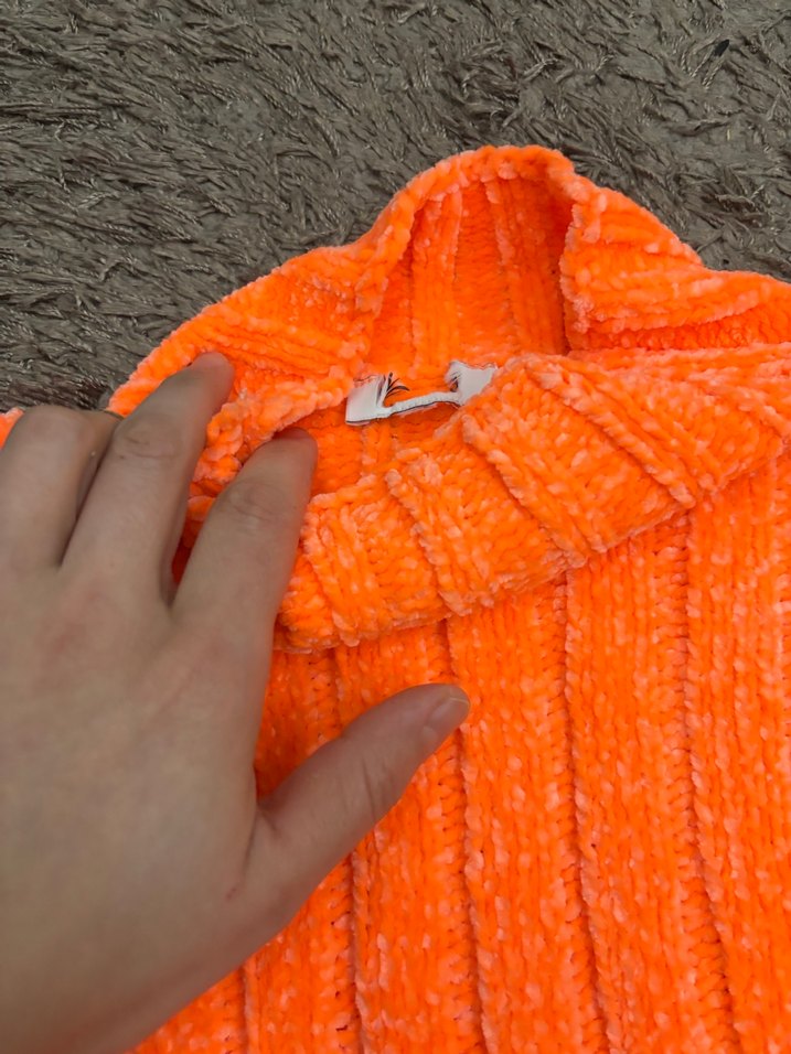 Twist kadife Balıkçı Yaka Kadın Triko Kazak - Görsel 2