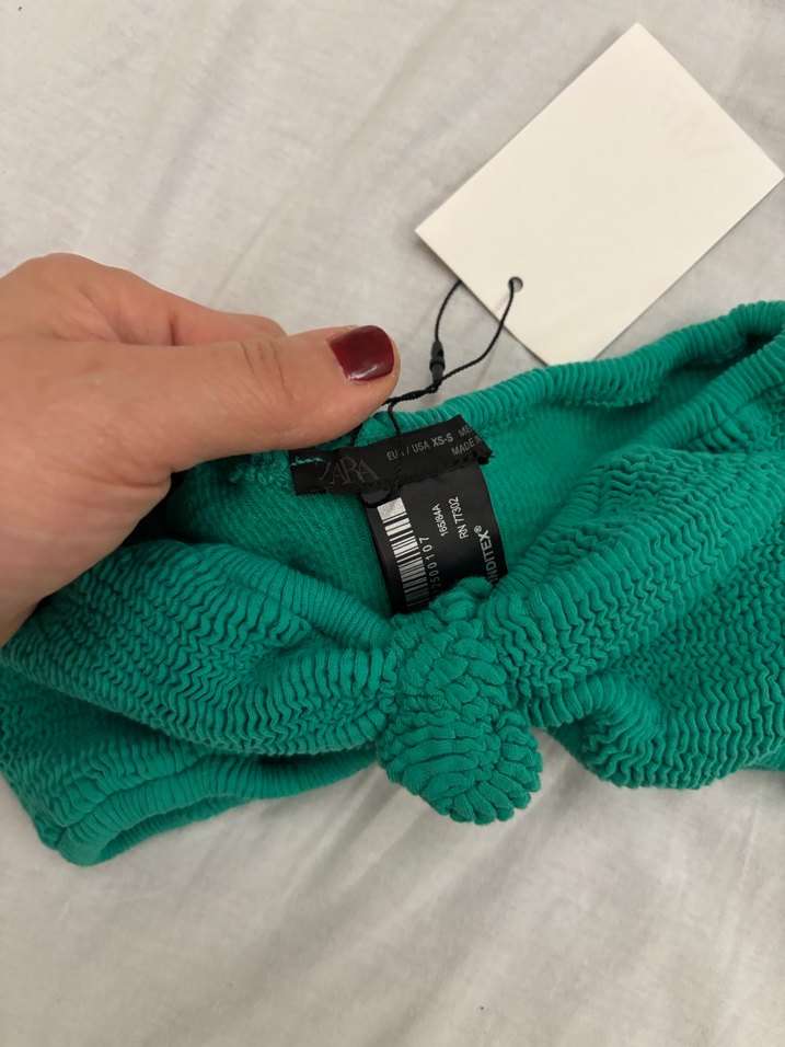 Zara bikini üstü  - Yeşil - Görsel 2